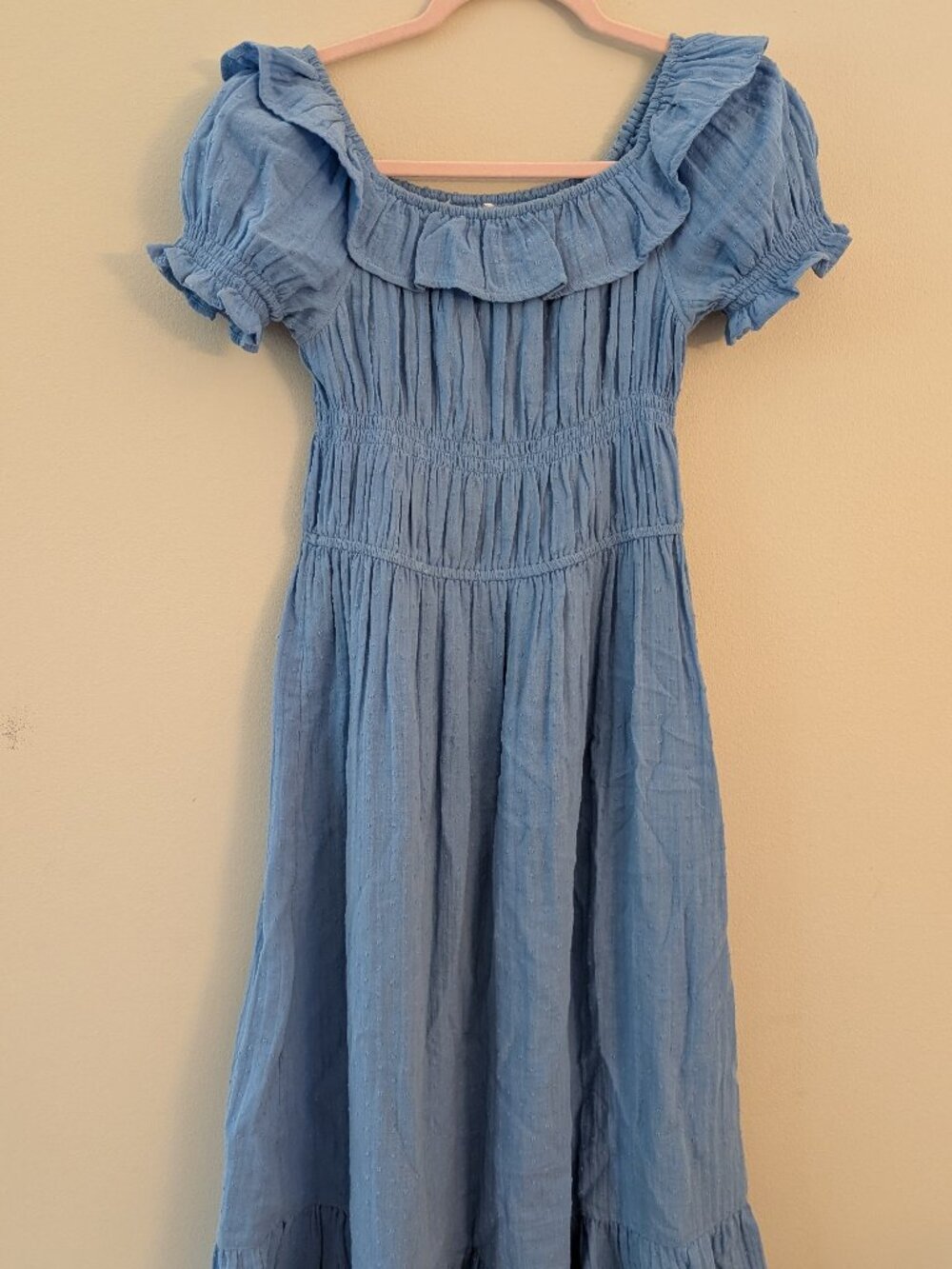 Beautiful Blue Smocked Dress